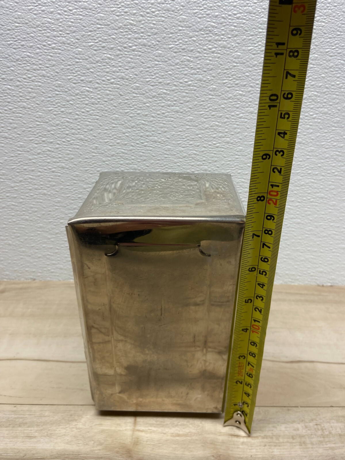 Vintage Utilities Specialties Co. Stainless Steel Napkin Dispencer Made In USA