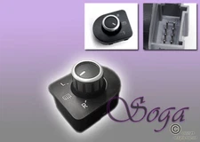 FOR VW JETTA GOLF PASSAT MK4 BEETLE SIDE DOOR HEAT SWITCH KNOB MATT CHROME LHD