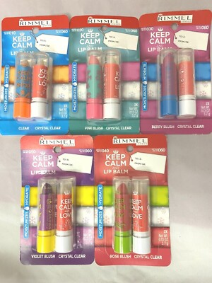 RIMMEL - KEEP CALM & LIP BALM - Moisturizes & Hydrates - Choose Your Shade