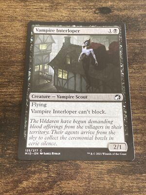 Vampire Interloper (125) Innistrad: Midnight Hunt MTG Magic D1093*
