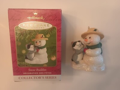 Hallmark Keepsake Ornament 2001 Snow Buddies #4 Collector's Series Snowman