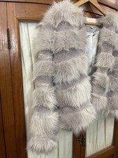 Vera & Lucy, Faux Fur Jacket, Size S, Woman Vgc