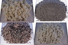 Medios de filtro de bote de pecera marina de fideos cerámicos de carbón activado de 10 kg 1 kg
