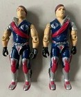 1985 GI JOE TOMAX & XAMOT v1 Figures Crimson Guard Commanders Incomplete Vintage