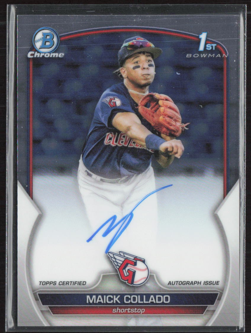 2023 Bowman Chrome #CPA-MCO Maick Collado 1st Bowman Auto