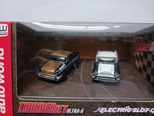 2 Car Set 1957 Chevy Bel Air ProTinker Exclusive Auto World Electric Slot Cars