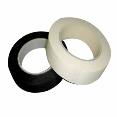 Tape schwarz /Weiß  8-30mm 30m Band reparieren Acetat-Gewebeband Isolierend
