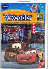 VTech V.Reader Disney Pixar Cars Interactive E Reading System NEW