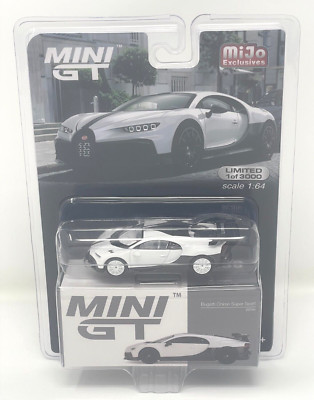 Mini GT 1:64 Bugatti Chiron Pur Sport White Diecast Model Car MGT00569 Chase Car