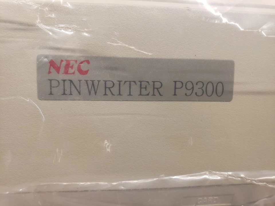 NEW NEC 1994 Pinwriter P9300 Dot Matrix Printer NOS NOB NO BOX - Image 2 of 4