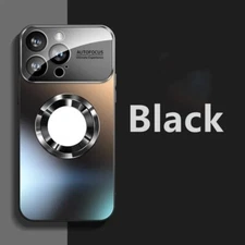 iPhone Magnetic Titanium Metallic color Luxury  Case for 16 15 14 13 12  Pro Max