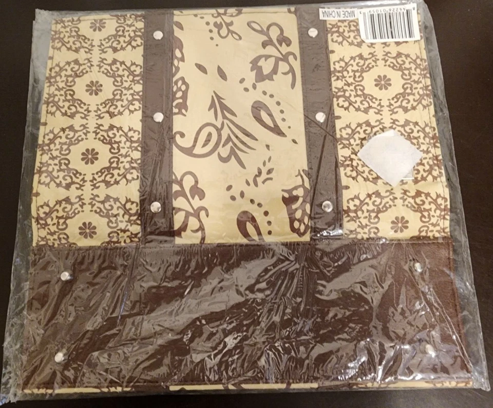 NUEVO - MICHE - Bolso Clásico Shell - "Alina" - Estampado Paisley Marrón - Retirado Foto 4 de 4