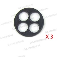 3 pcs Fuel/Gas Petcock Repair gasket 4 holes for CBR1000F, 1987-1988 CBR 1000F