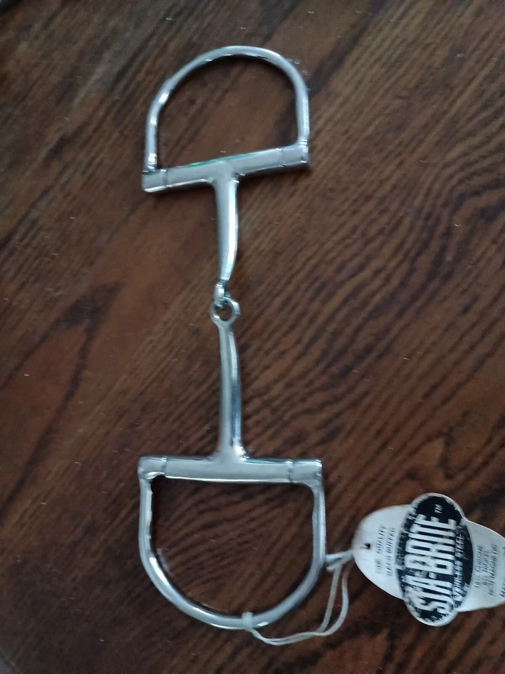 Broca para caballo de acero inoxidable Sta-brite 5 1/2" Foto 2 de 4