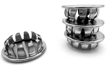 7/8" Hole Cap Nickel Plated Steel All Weather Marine Outdoor Cap For 7/8 ID Hole