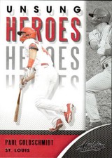 Paul Goldschmidt 2021  Panini Absolute #UH-5 Unsung Heroes St. Louis Cardinals