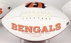 Ickey Woods #30 Signed Cincinnati Bengals Logo Football (TPL Hologram)