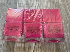 3x Nails INC London Polish .47 fl Oz “Pink Before You Speak” We Love PINK