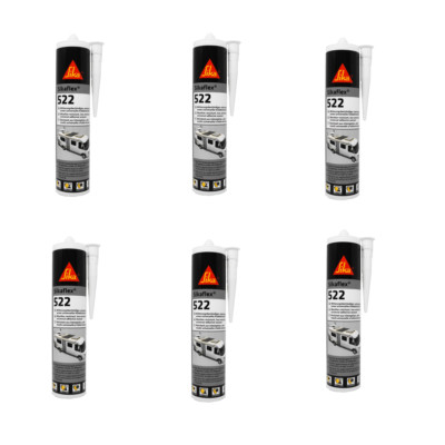 Sikaflex -522 steel grey - 300ml new 6 PCS