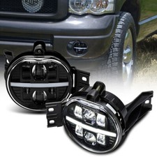 Led Fog Lights Drl For Dodge Ram 1500 Accessories 2002 2003 2004 2005 2006-2008