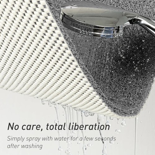 1Pc Bathroom Anti-slip Mat Proof Shower Mat Soft Massage Home Bath - Bild 3 von 16