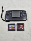 SEGA GAME GEAR HANDHELD 2 GAMES MORTAL KOMBAT WORLD SERIES BASEBALL REPAIR PART 