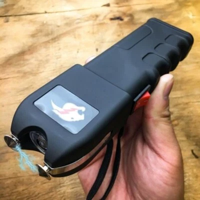 Military Tactical 360 MV RECHARGEABLE LED Flashlight Tactical Stun Gun + Sheath