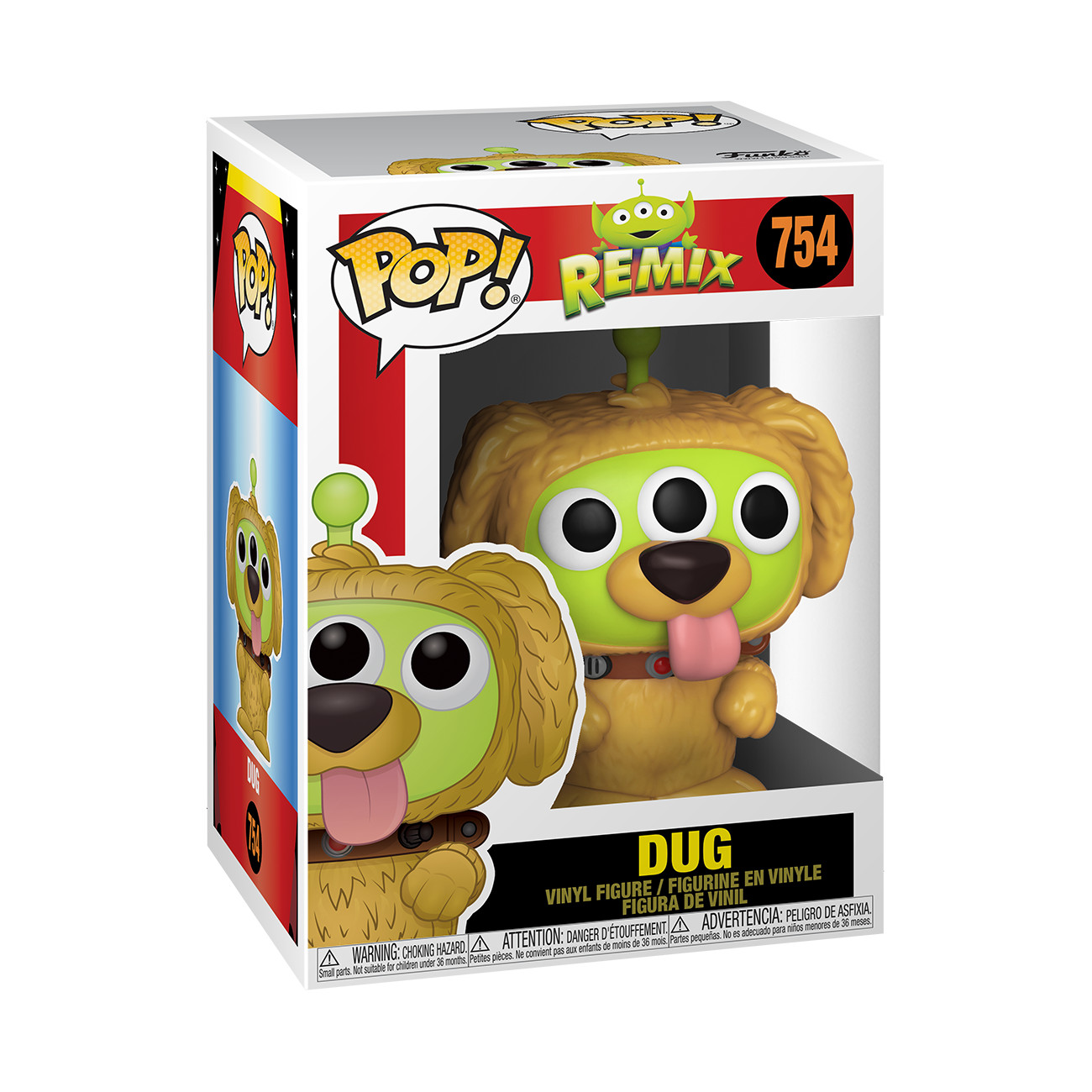 DISNEY PIXAR REMIX - DUG   3.75"" POP VINYL FIGURE FUNKO 754