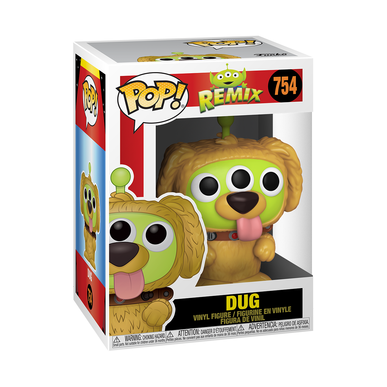 DISNEY PIXAR REMIX - DUG   3.75"" POP VINYL FIGURE FUNKO 754