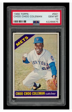 1966 TOPPS Choo Choo Coleman SP Short Print #561 PSA 10 GEM MINT 1 Of 3