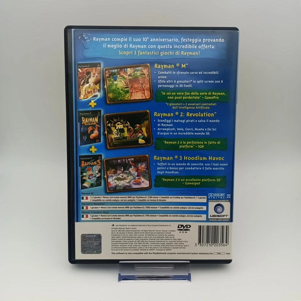 Videogioco x Playstation 2 versione Italiana Rayman 10° Anniversario PS2 PAL ITA - Immagine 2 di 4