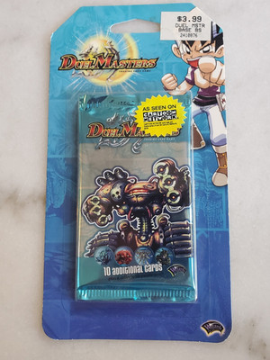 Vintage 2004 Duel Masters TCG DM-01 10 Card Booster Blister (1