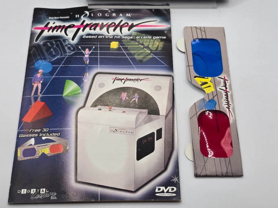 Hologram Time Traveler PlayStation 2 PS2 Compatible SEGA Arcade w/3D Glasses Foto 4 de 4