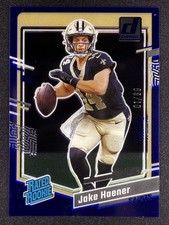 2023 Panini Clearly Donruss #63 Jake Haener Blue Rated Rookie /99
