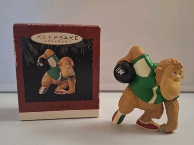 Hallmark 1994 It's A Strike Bowler Bowling Christmas Ornament 