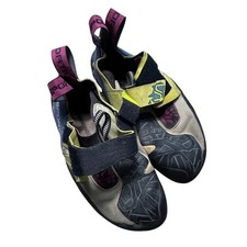 La Sportiva Rock Climbing Shoes Women's 41.5 US 9.5 Laceless Bouldering Purple