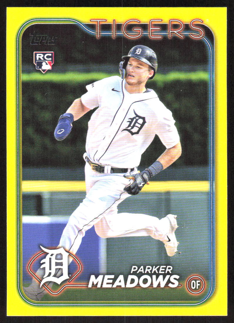 6601F 2024 Topps #516 Parker Meadows Yellow