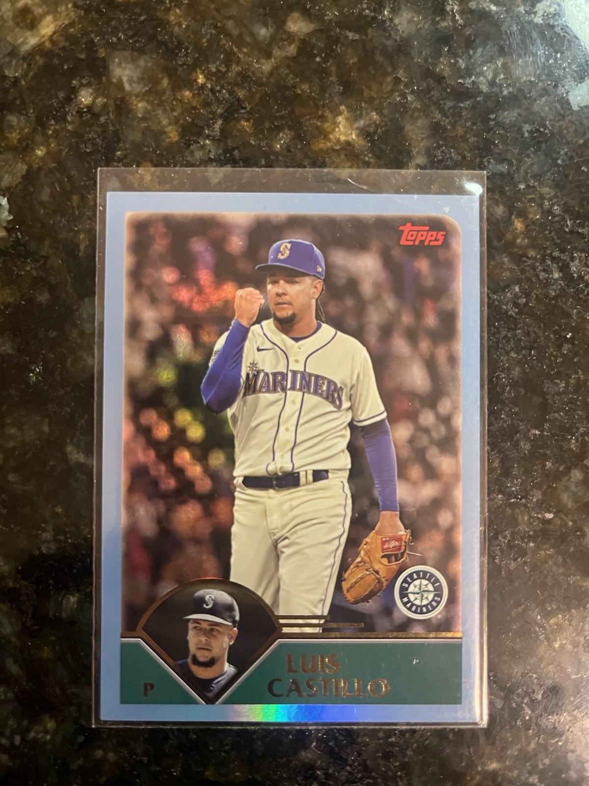 2023 Topps Archives 2003 Topps Blue Foil Parallel /25 Luis Castillo #263