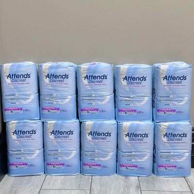 Attends ADPMAX Discreet Bladder Control Pads Maximum 200CT (10 Packs of 20)