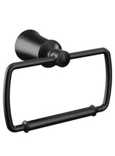 Moen Dartmoor Towel Ring in Matte Black YB2186BL