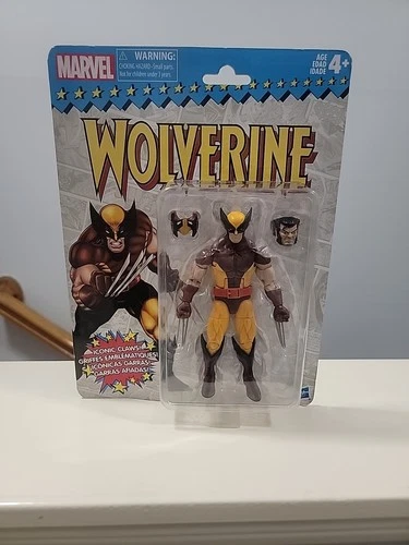Marvel Legends Retro Collection Brown Suit Wolverine 6" Figure Hasbro 