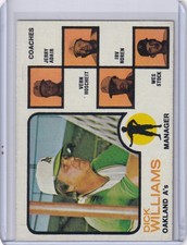 Click to enlarge A's Field Leaders (Dick Williams / Jerry Adair / Vern Hoscheit / Irv Noren / Wes Stock)
