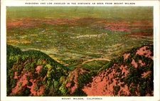Los Angeles California CA : PANORAMIC SCENE d/24 BF2494