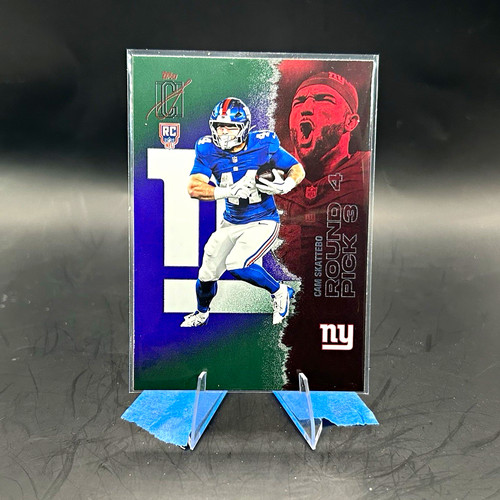 2025 Topps Signature Class RC Cam Skattebo Purple & Green New York Giants #119