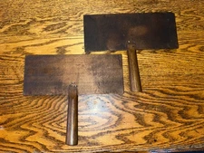 Pair- Vintage Old No. 10 Cotton Wool Carding Combs