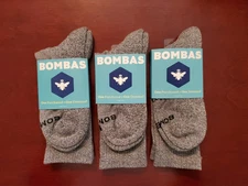 Bombas Unisex Midweight Arch Support Half Calf Socks Medium NWT -  ( 3 PAIRS )