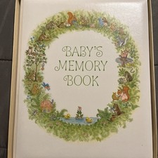 Baby Memory Book Album Hallmark Unused with Box With Favorite Nursery Rhymes