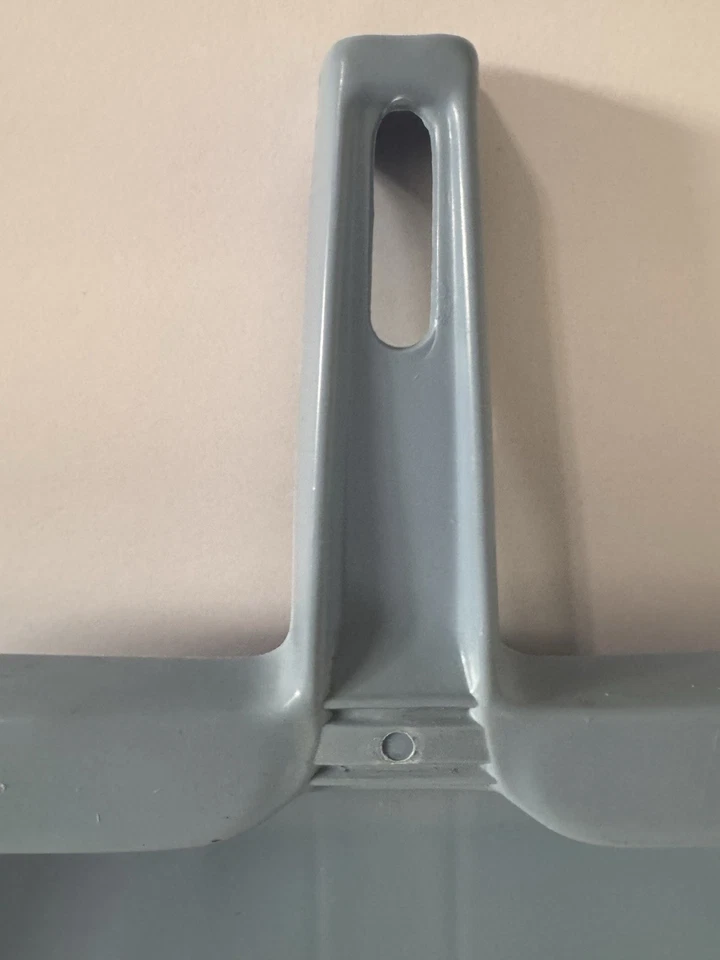 Винтажный Slate синий Rubbermaid пыли кастрюля 1990 пластиковый VGUC сделано в США - Изображение 4 из 4