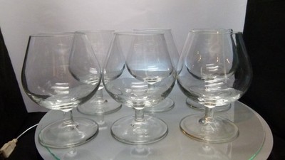 Cognac Schnaps Gläser x 6 260 ml 11,5 cm, (4,52'') hoch Made in France,