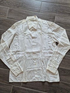 Altes Smokinghemd Hemd weiß Gr. M L vintage